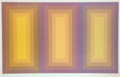 Tempo of Three by Julian Stanczak at Gregg Shienbaum Fine Art