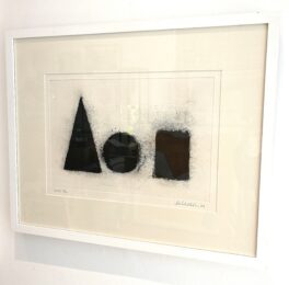 Triangle, Circle, Rectangle by David Nash at Gallery TEN