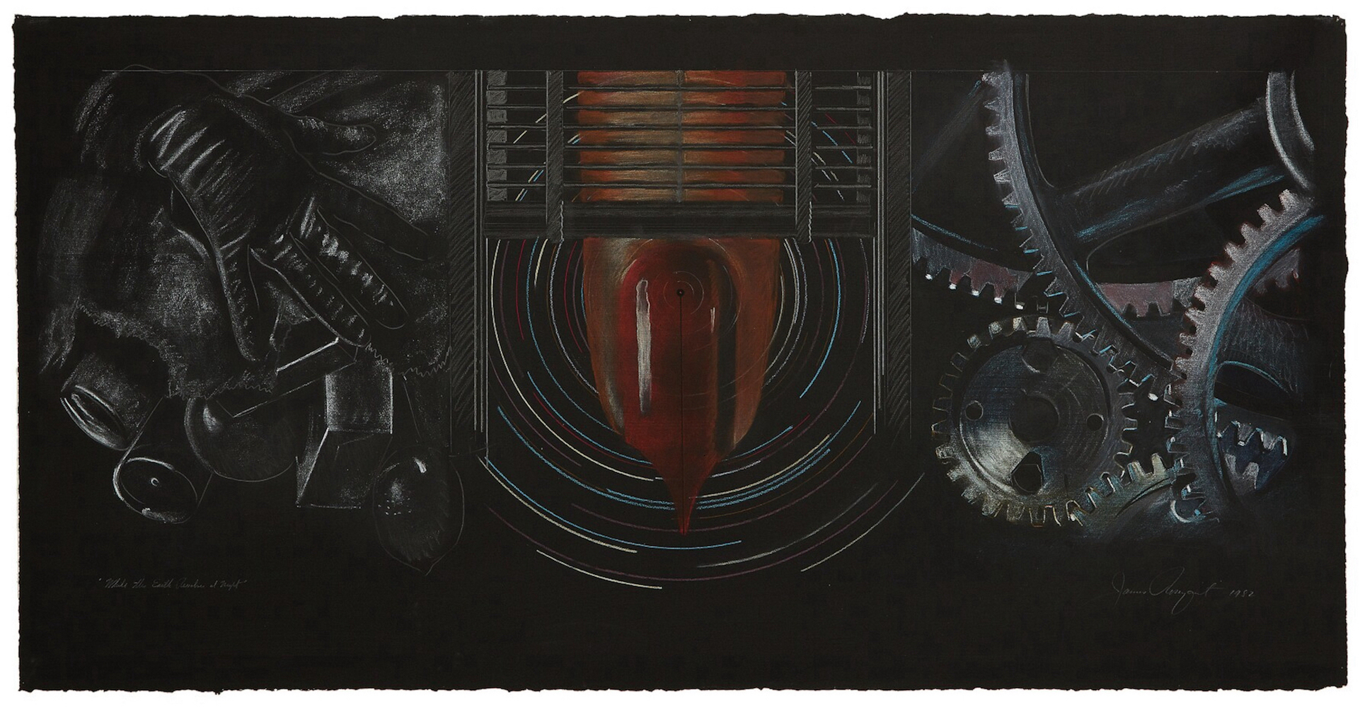 While the Earth Revolves at Night by James Rosenquist
