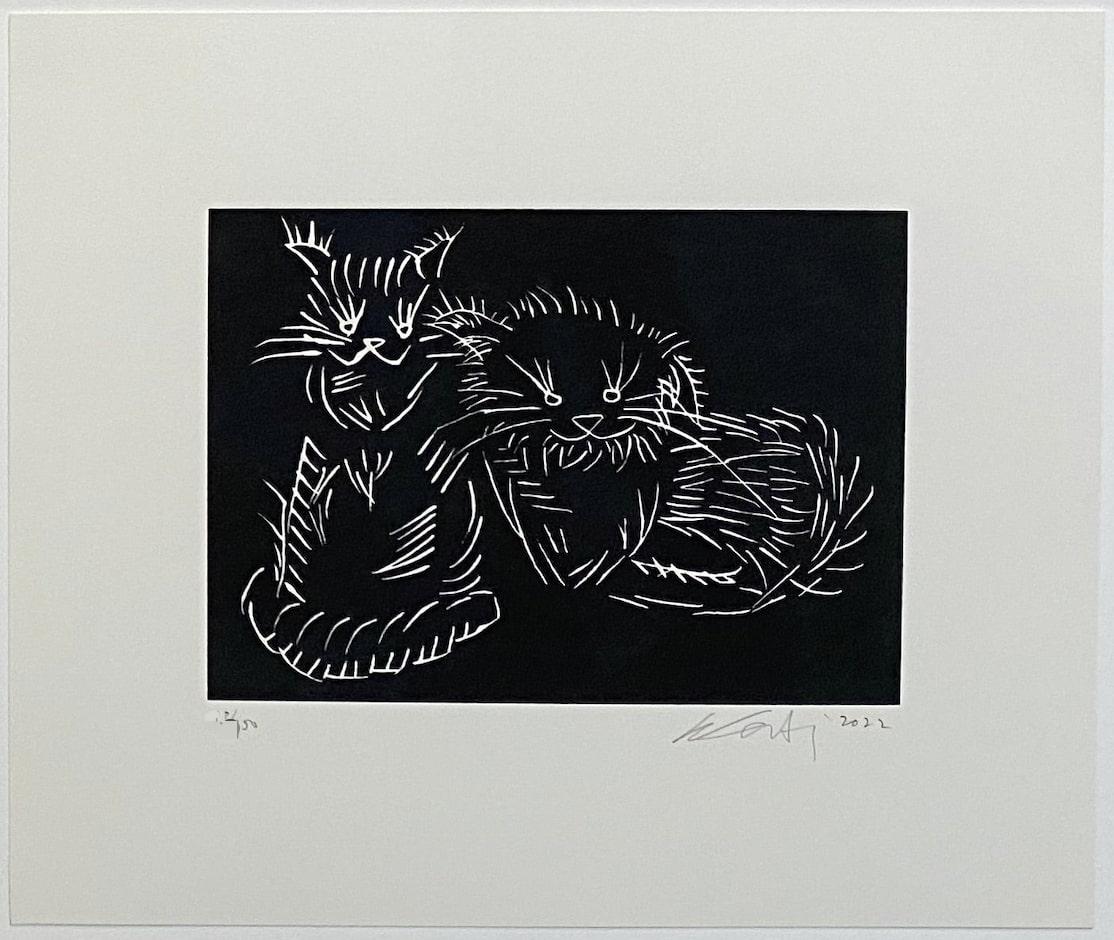 Cats (Black) by Ai Weiwei