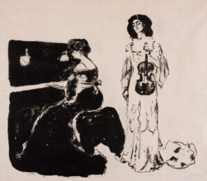 Fiolinkonserten (Violin Concert) by Edvard Munch at John Szoke Gallery