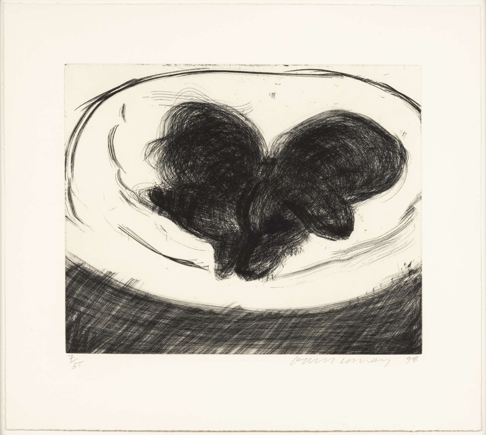 Dog Etching No. 1, from Dog Wall by David Hockney