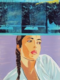 Hannah, Violet by David Salle at Michael Steinberg Fine Art