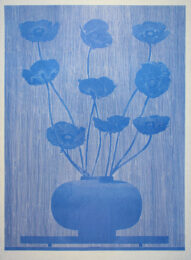 Nine Blue Poppies by Richard Ryan at Center Street Studio