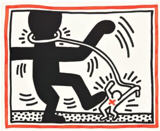 Untitled (Free South Africa #2) by Keith Haring at Michael Lisi/Contemporary Art