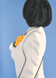Vivien in White Coat by Alex Katz at Maune Contemporary