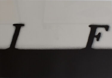 If, from: Etc.; If; South; Question & Answer by Ed Ruscha at Gilden's Art Gallery