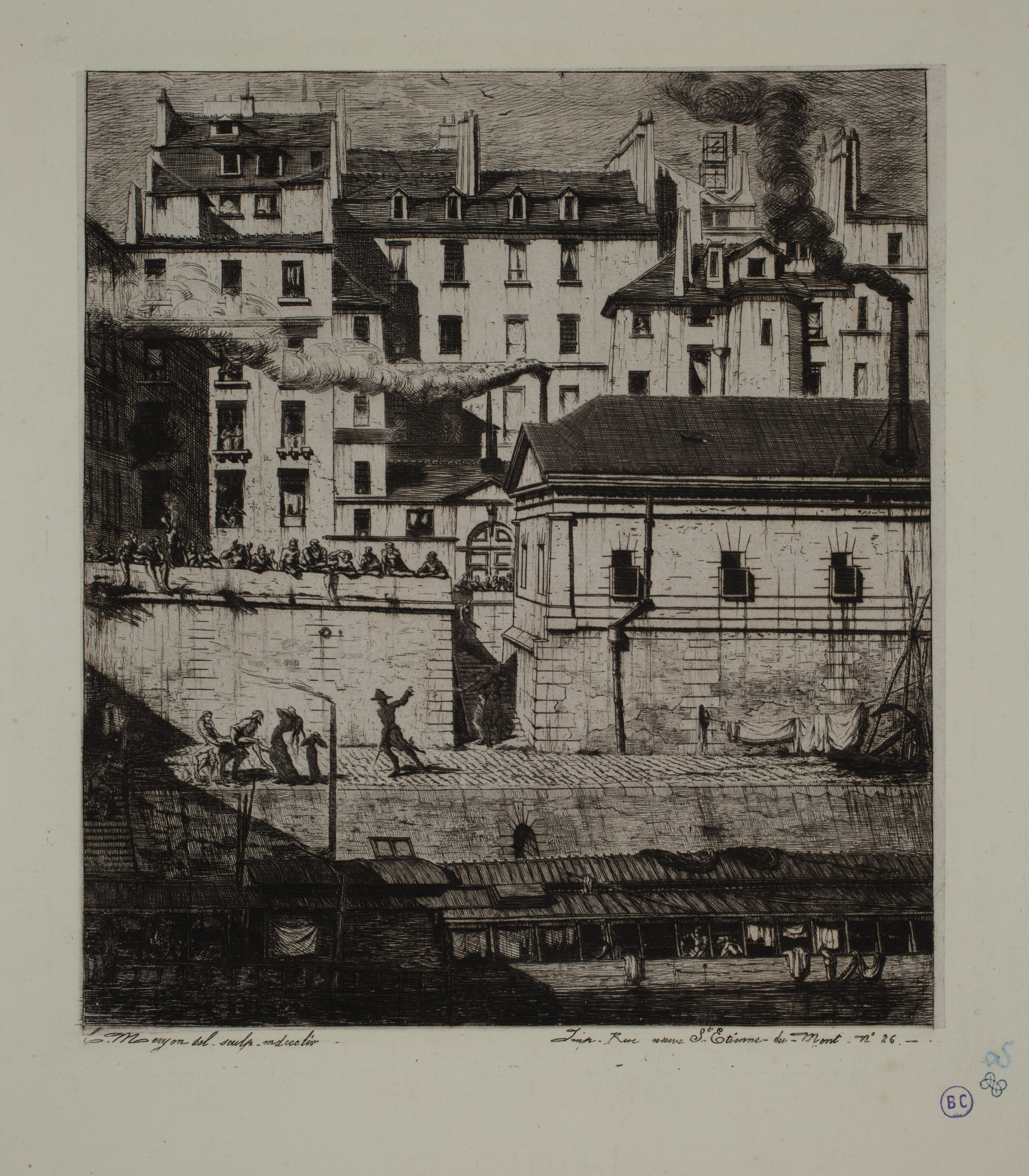 La Morgue [The Mortuary] by Charles Meryon