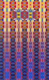 No Simple Word For Time by Jeffrey Gibson at Tandem Press (IFPDA)