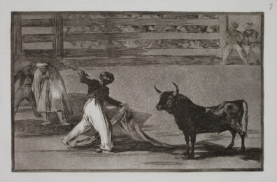 Origen de los arpones ó banderillas [Origin of the harpoons or banderillas] by Francisco Goya at Sarah Sauvin
