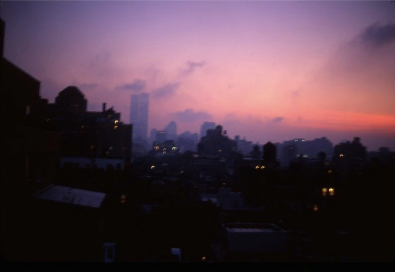 Apocalyptic Sky Over Manhattan, NYC 2001 by Nan Goldin