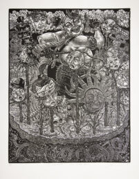 The Commander and Thief Rides Again by Tom Huck at Tom Hück's Evil Prints