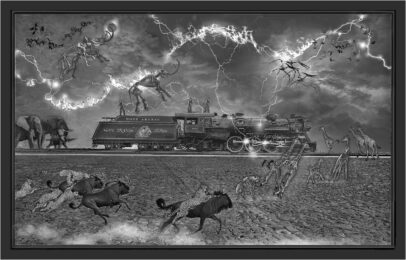 The Deluge by Peter Milton at ebo Gallery