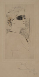 Un masque [A Mask] by Fernand Khnopff at Sarah Sauvin