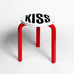 Untitled (Kiss) by Barbara Kruger at Vogtle Contemporary