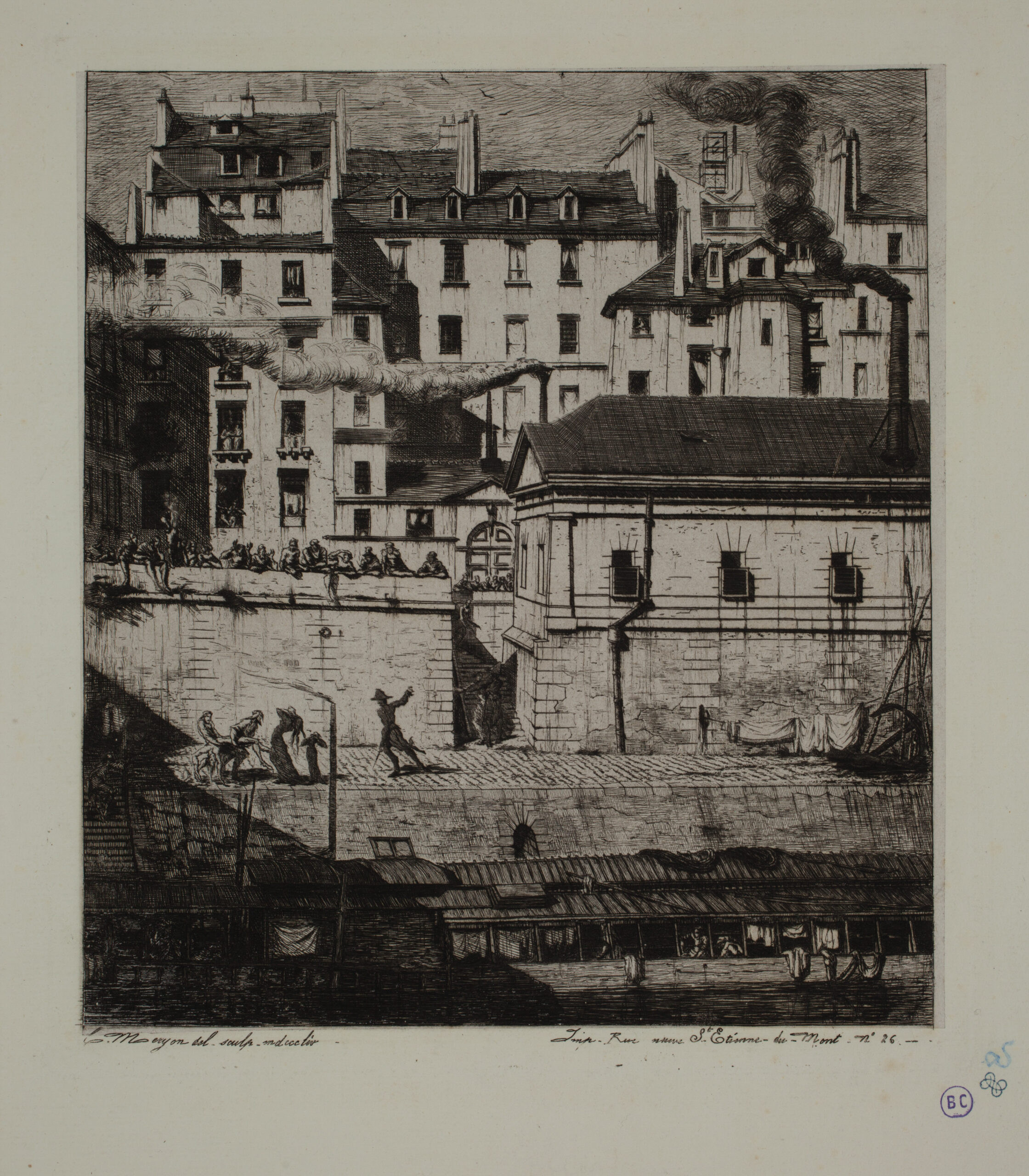 La Morgue [The Mortuary] by Charles Meryon