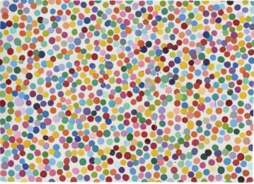 An incongruous destiny’ (The Currency – 7491) by Damien Hirst at Dovehouse Contemporary