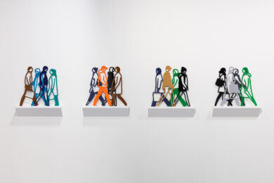 Belgium. by Julian Opie at Jonathan Novak Contemporary Art