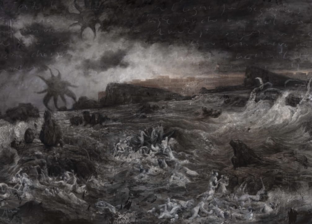 CANTO VII/VIII. The Wrathful and Lazy by Jordi Diaz Alama