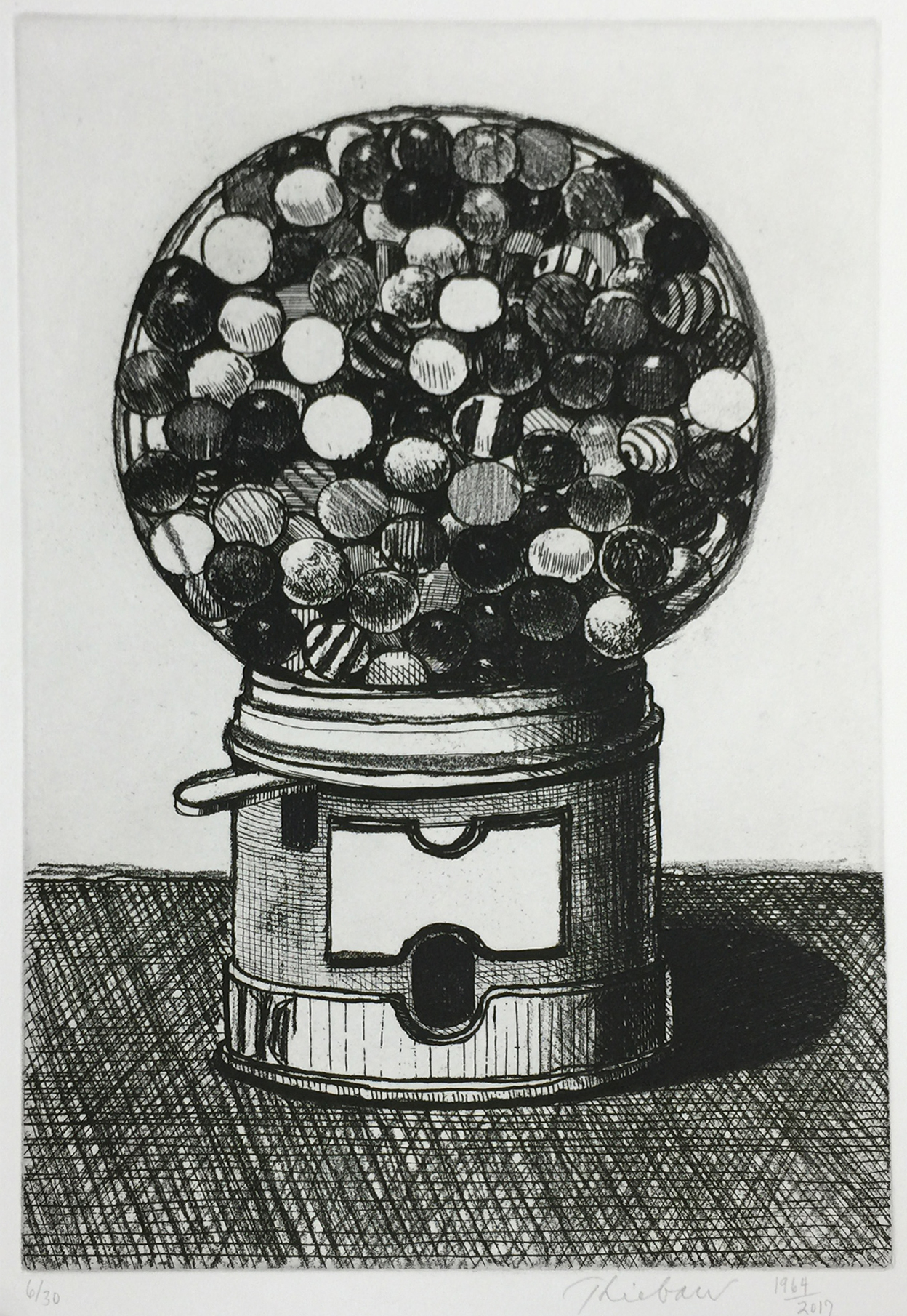Dark Gumball Machine by Wayne Thiebaud