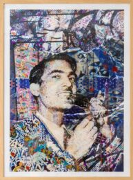 Our Magician Dad Eating A Light Bulb by Chila Kumari Burman at Paul Stolper Gallery