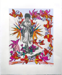 Queen Nzigna of Ndongo Descending a Staircase by Oasa DuVerney at Gary Lichtenstein Editions