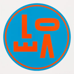 Revolving Love (Blue) by Gavin Turk at Manifold Editions