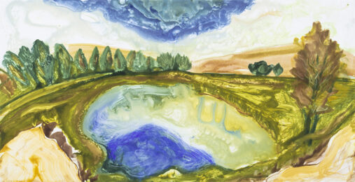 Still Waters 4 by Deborah Freedman at Oehme Graphics