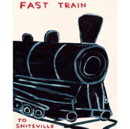 Untitled (Fast Train to Shitsville) by David Schrigley at Dovehouse Contemporary