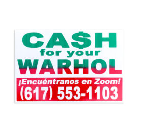 Cash For Your Warhol 1 by Geoff Hargadon at Dovehouse Contemporary
