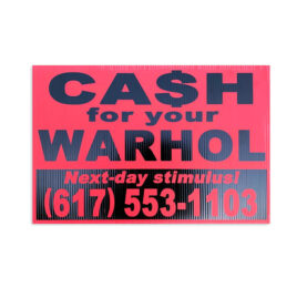 Cash For Your Warhol 4 by Geoff Hargadon at Dovehouse Contemporary
