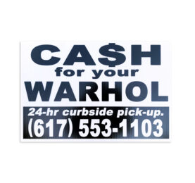 Cash For Your Warhol 6 by Geoff Hargadon at Dovehouse Contemporary