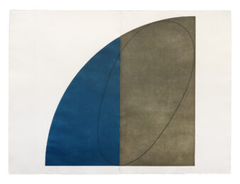 Curved Plane/Figure 1 by Robert Mangold at Krakow Witkin Gallery