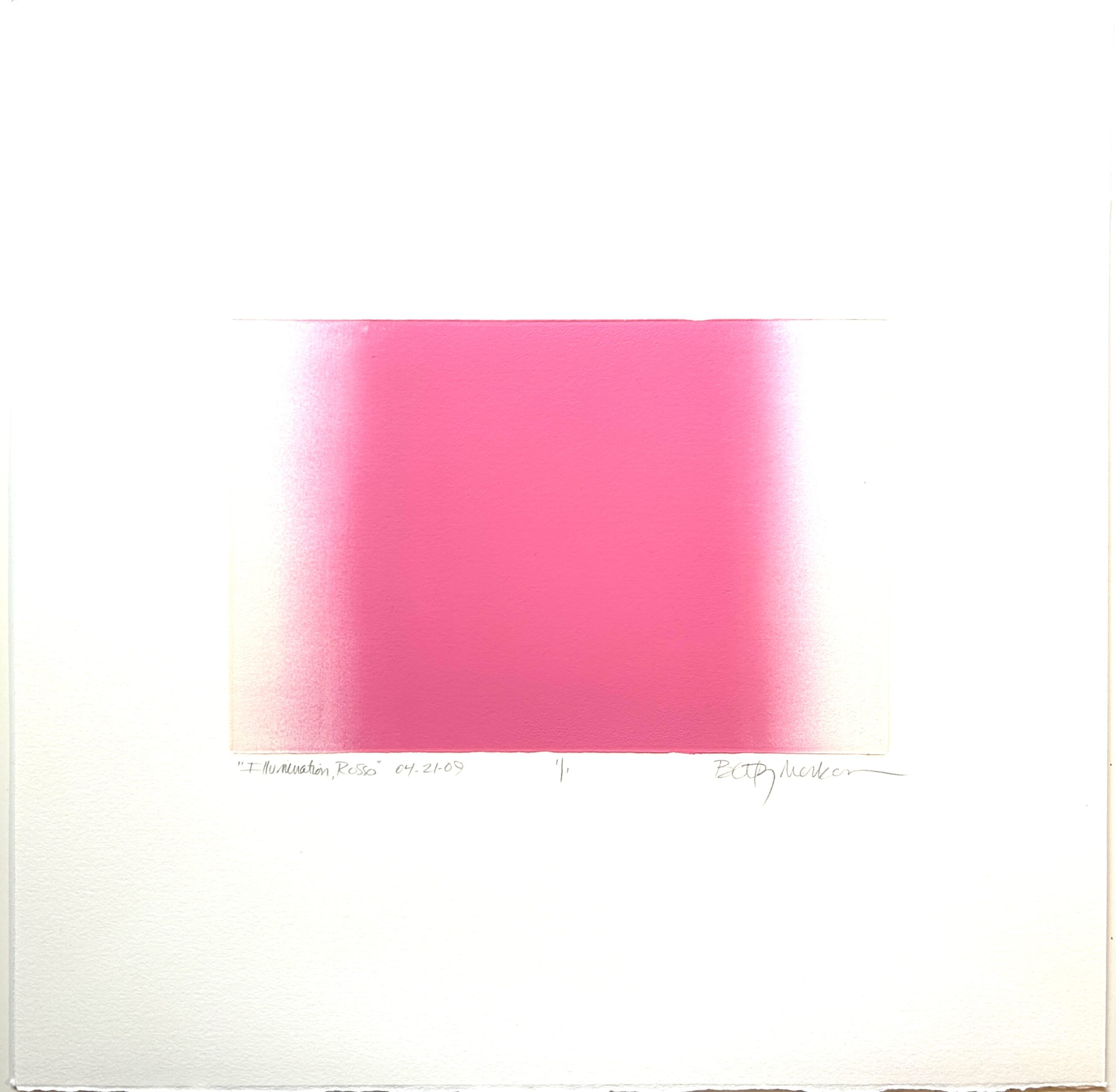 Illumination, Rosso by Betty Merken