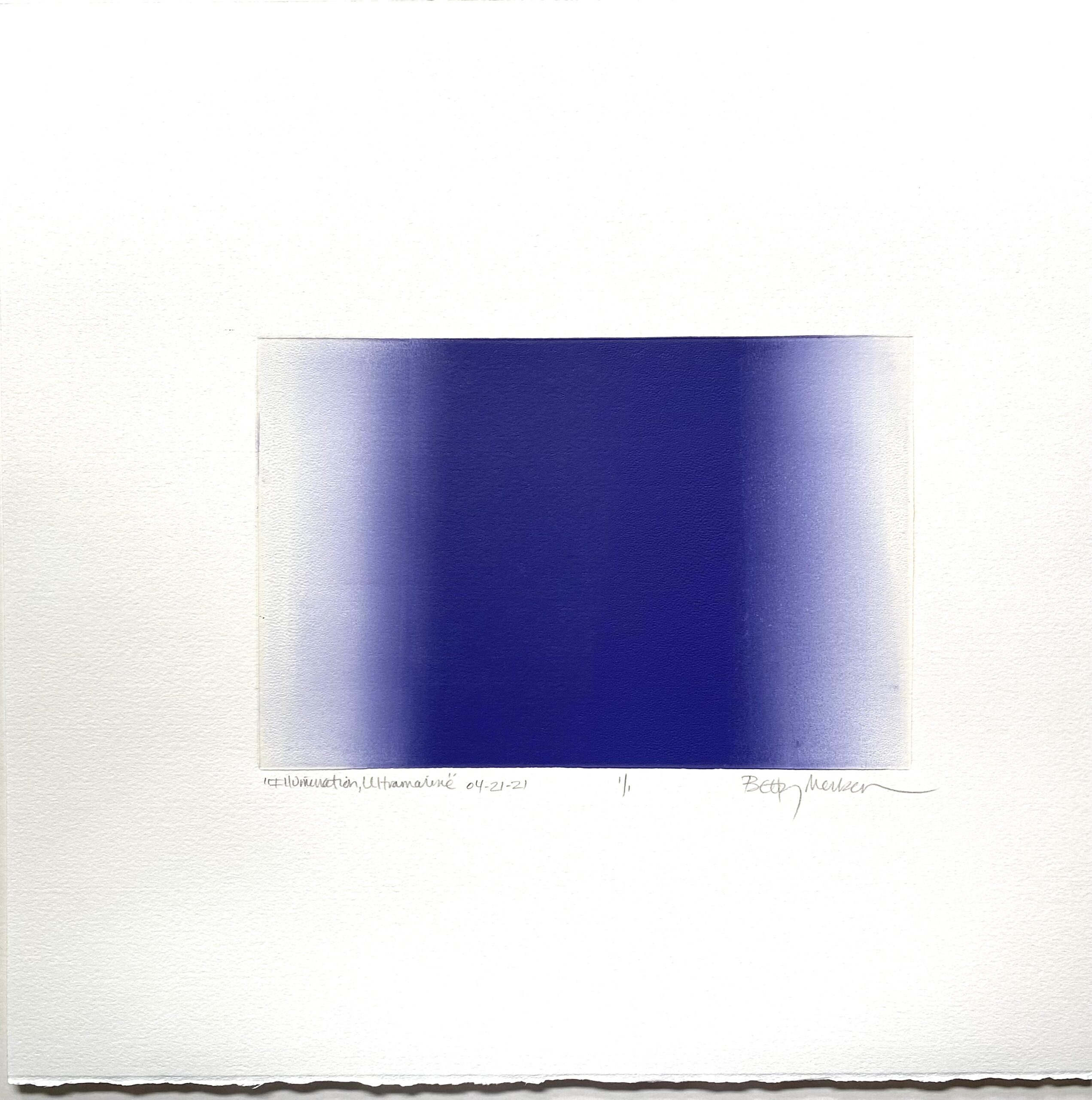 Illumination, Ultramarine by Betty Merken