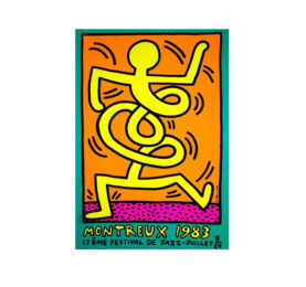 Montreux Jazz Festival – yellow by Keith Haring at Dovehouse Contemporary