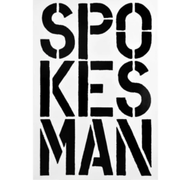 Spokesman by Christopher Wool at Dovehouse Contemporary