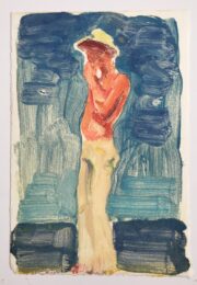 Straw Hat by McWillie Chambers at William Chambers Art