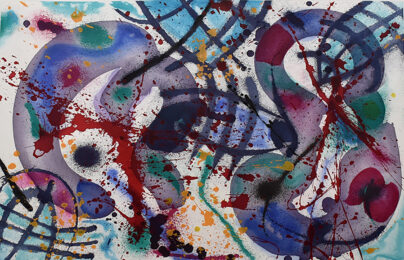 Trietto III, 1991 by Sam Francis at Gilden's Art Gallery