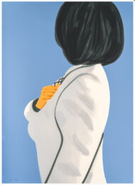 Vivien in White Coat by Alex Katz at Gregg Shienbaum Fine Art
