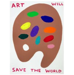 Art Will Save The World by David Shrigley at Dovehouse Contemporary