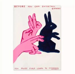 Before You Can Entertain Others by David Shrigley at Dovehouse Contemporary