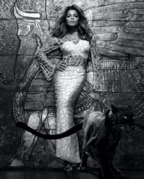 Janet Jackson With Black Panther by Markus Klinko at Addicted Art Gallery