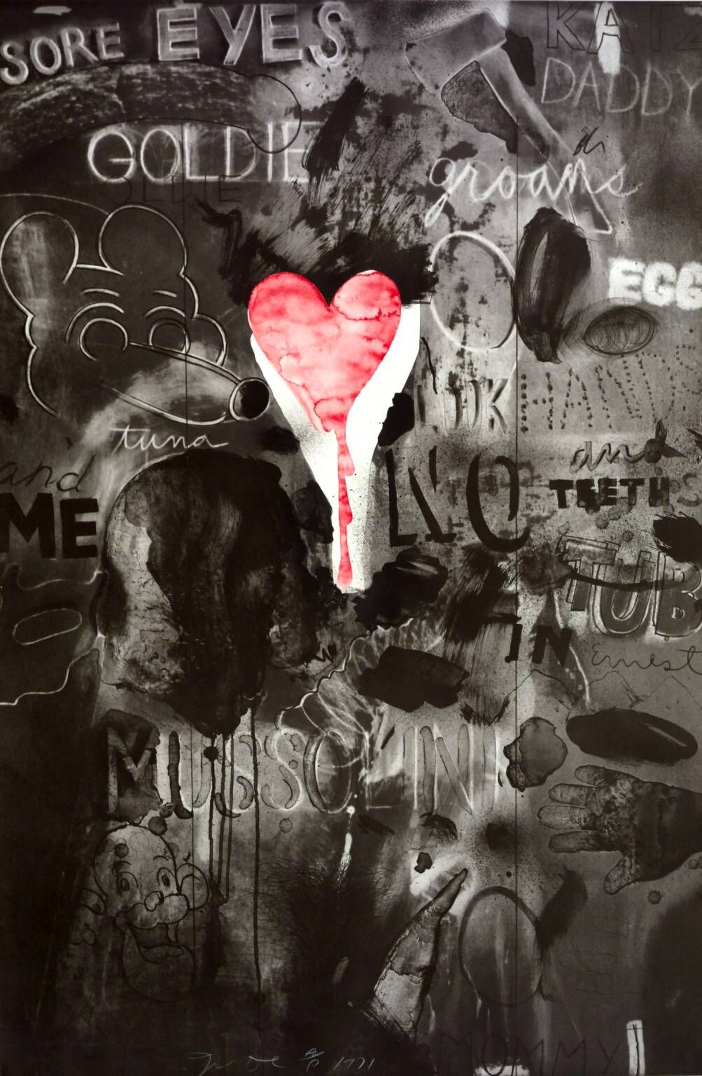 Picabia III (Groans) by Jim Dine