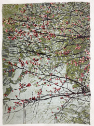 Red Notes by Jean Gumpper at ebo Gallery