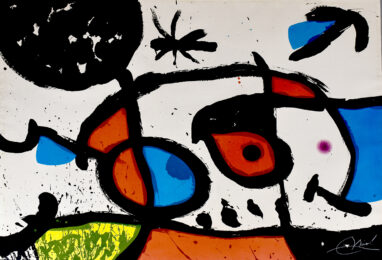 The Convict and his Companion by Joan Miro at Gilden's Art Gallery