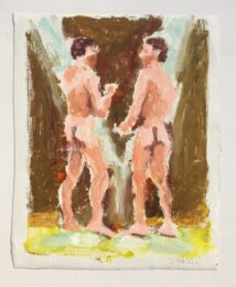 Two Men in Shower by McWillie Chambers at William Chambers Art
