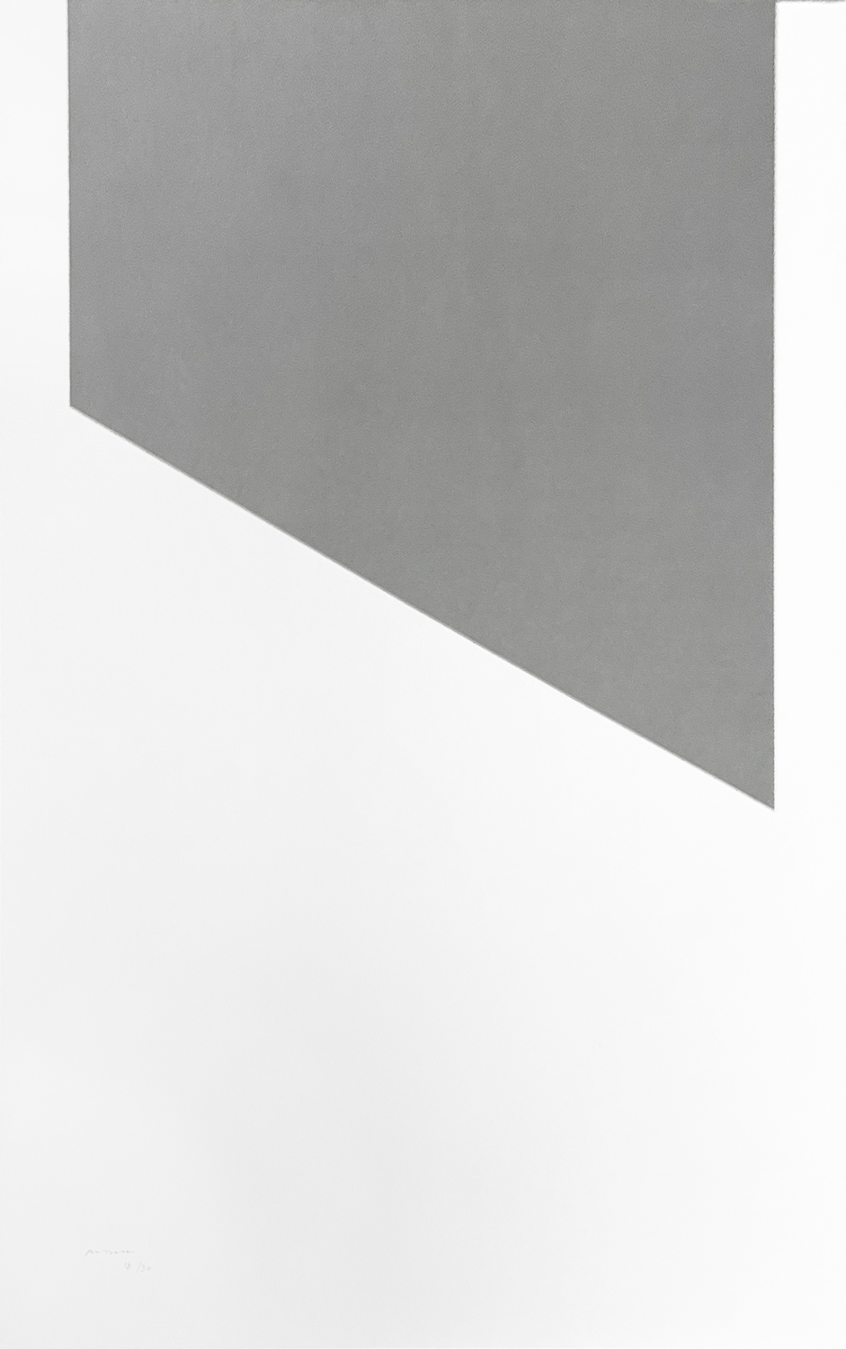 Untitled (Guillotine) by Olivier Mosset