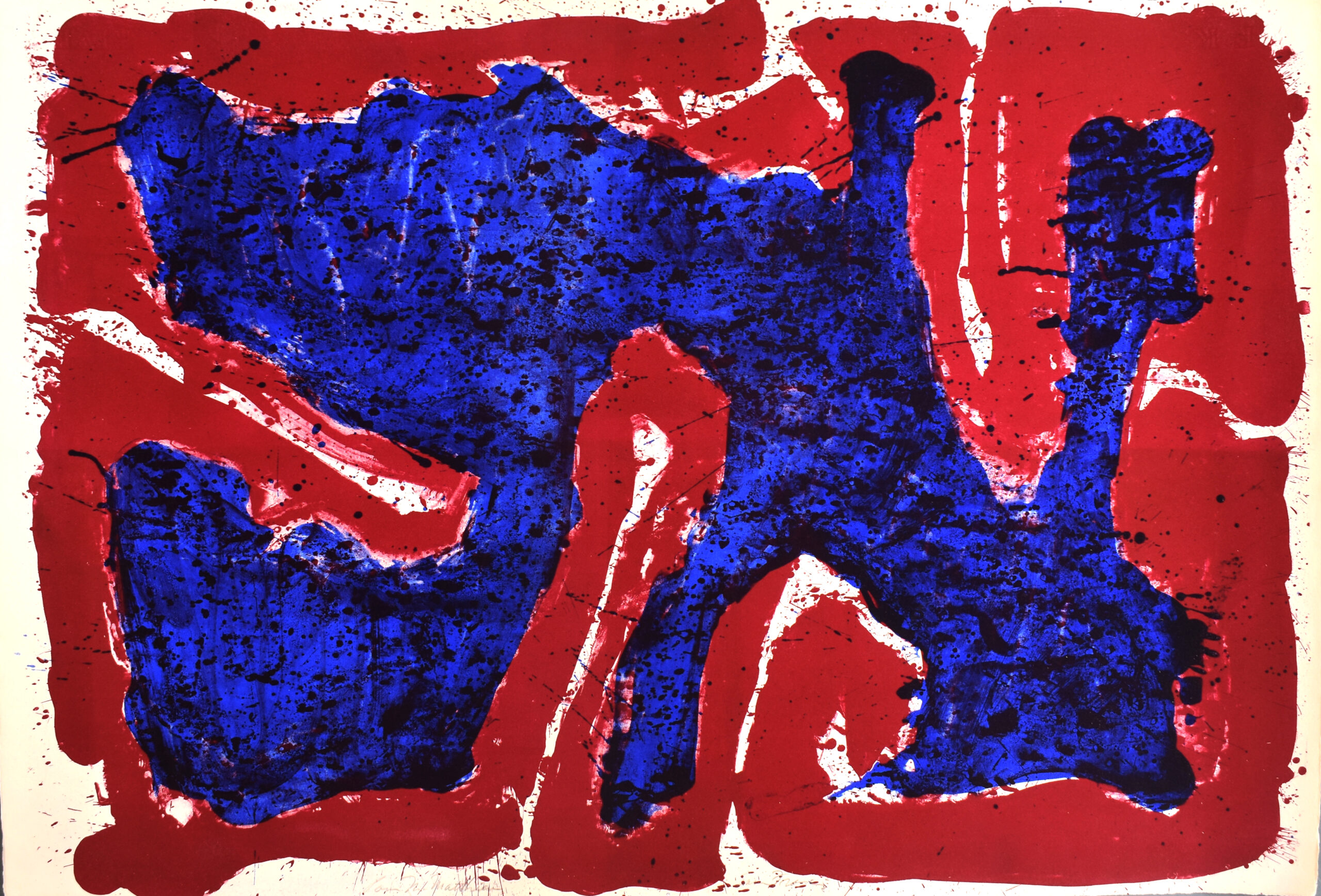 Lover Loved Loved Lover by Sam Francis