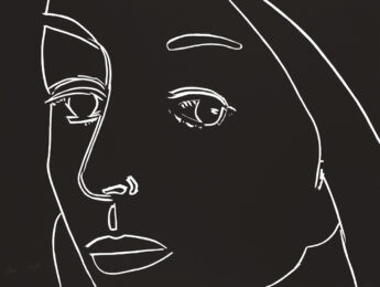 Ada (Black) by Alex Katz at Michael Lisi/Contemporary Art